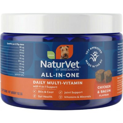 NaturVet ALL-IN-ONE Daily Multi-Vitamin 70 ks – Hledejceny.cz