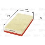 Vzduchový filtr VALEO 585217 – Hledejceny.cz