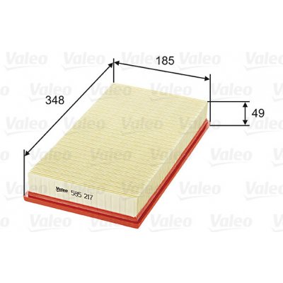 Vzduchový filtr VALEO 585217 – Hledejceny.cz