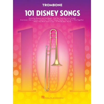 Walt Disney Noty pro trombon 101 Disney Songs