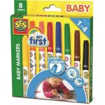 SES Moje první fixy 8 barev 8710341002992 – Zboží Živě