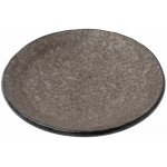 MIJ Dezertní talíř EARTH 13 cm hnědá keramika – Zboží Dáma