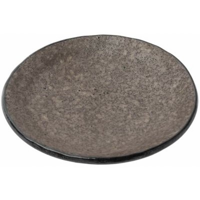 MIJ Dezertní talíř EARTH 13 cm hnědá keramika – Zboží Dáma