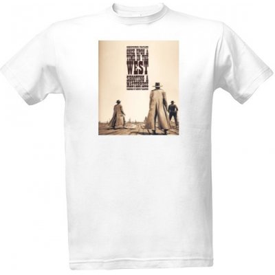 Tričko s potiskem Tenkrát na západě 2 pánské Bílá – Zboží Mobilmania