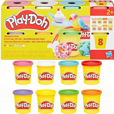 PLAY-DOH HASBRO Barevná modelína kreativní set 8 kelímků 680g – Sleviste.cz