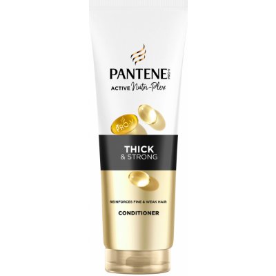 Pantene Pro-V Thick & Strong Kondicionér pro Jemné a Slabé Vlasy. Active Nutri-Plex 275 ml – Zboží Dáma