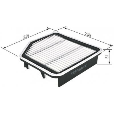 Vzduchový filtr BOSCH F 026 400 192 – Hledejceny.cz