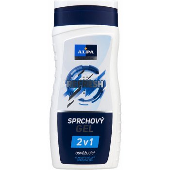 Alpa Sport Star Refesh 2v1 osvěžující sprchový gel s vůní mentholu 300 ml