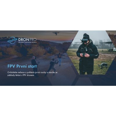 Dárkový poukaz na školení První start s FPV dronem – Zboží Dáma