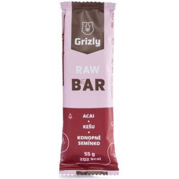 GRIZLY RAW Bar 15 x 55 g