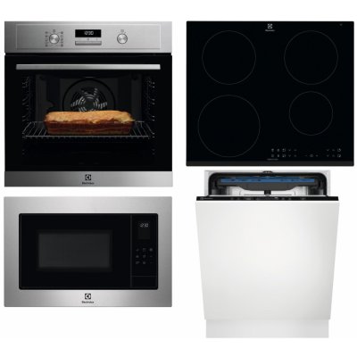 Set Electrolux EOF4P74X + LIR60433 + EMS4253TEX + EES48200L – Hledejceny.cz