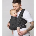 Womar Zaffiro šátek Be Close N17 grafitová – Zboží Dáma