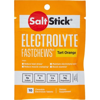 Fastchews Solné tablety SaltStick Caps citron 10 tablet