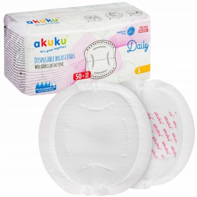 Akuku Prsní vložky Daily 60ks – Zboží Dáma