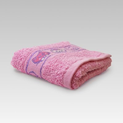 Dobrý Textil Dětský ručník s motivy Růžová | 30 x 50 cm – Zboží Mobilmania