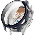 VSECHNONAMOBIL 123563 PC FULL COVER Plastový kryt se sklem pro Huawei Watch GT 6 46mm modrý – Zboží Živě