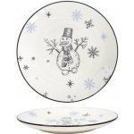 HIT Keramický dezertní talíř 19cm sněhulák – Zboží Dáma