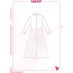 Takoy Elektronický PDF střih dámské šaty Deborah-32-38 – Hledejceny.cz