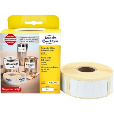 Avery Zweckform A1933085 Termoetikety 19x64 mm, 450 ks, bílé, kompatibilní DYMO 1933085 – Zboží Živě