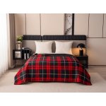 Textilomanie Přehoz na postel ALBURY červený Rozměr: 170 x 210 cm – Zboží Dáma