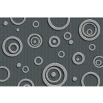 Dimex MS-5-0302 vliesová fototapeta na zeď 3D Kovové kruhy rozměry 375 x 250 cm – Zboží Dáma