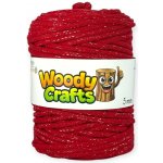 Woody Crafts Woody 5 mm – Vánoční červená (100m) – Zbozi.Blesk.cz