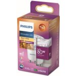 Philips Lighting 77409700 LED EEK2021 F A G GU10 žárovka 6.2 W = 80 W teplá bílá – Zboží Živě
