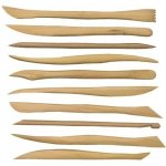 Špachtle dřevěné modelovací ,sada10ks – Sleviste.cz