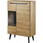 Meble Piaski Nordi NWT90 Dub Artisan / Černá – Hledejceny.cz