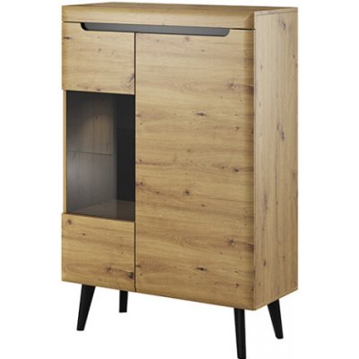 Meble Piaski Nordi NWT90 Dub Artisan / Černá – Hledejceny.cz