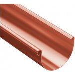 Gutta Aqua Plastový okapový žlab 125 x 3000 mm hnědý – HobbyKompas.cz