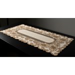 MyBestHome Žakárový ubrus běhoun Viola krémová 90x40cm – Zboží Dáma