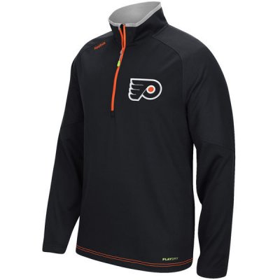 Reebok Mikina Philadelphia Flyers Center Ice Baselayer 1/4 zip 15