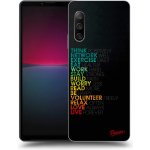 Pouzdro Picasee silikonové Sony Xperia 10 IV 5G - Motto life černé – Zboží Mobilmania