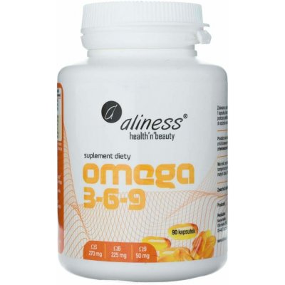 Aliness Omega 3-6-9 270/225/50 mg 90 kapslí – Hledejceny.cz