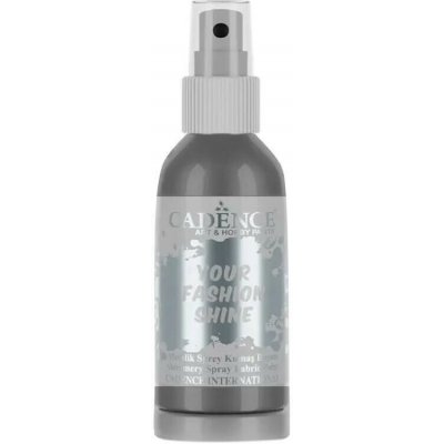 Perleťový sprej na tmavý textil 100 ml šedá – Zboží Dáma