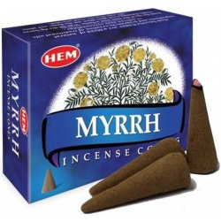 Hem Vonné kužely Myrrh myrha 10 ks