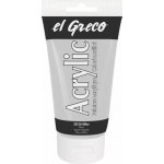 El Greco akrylová barva stříbrná 150 ml – Hledejceny.cz