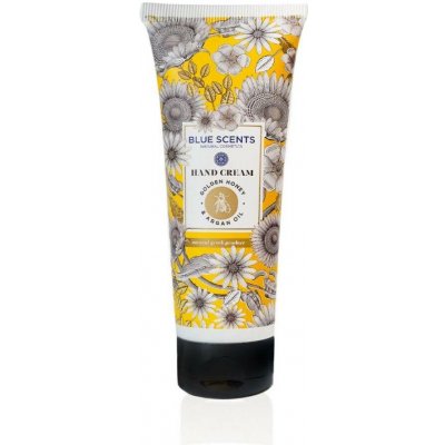 BLUE SCENTS - Přírodní řecká kosmetika KRÉM NA RUCE ZLATÝ MED A ARGANOVÝ OLEJ 75 ml – Hledejceny.cz