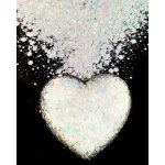 Holografické glitrové třpytky do pryskyřice 10 g bílé – Zboží Dáma