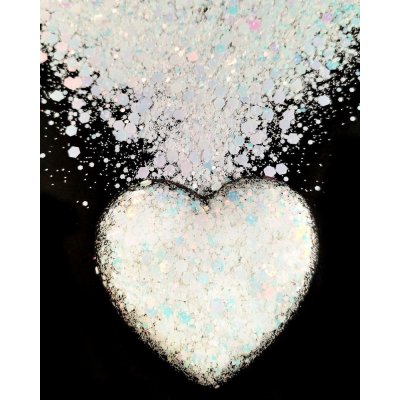 Holografické glitrové třpytky do pryskyřice 10 g bílé – Zboží Dáma