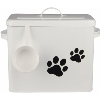 IB LAURSEN Box na granule s lopatkou Paws 9 l kov – Zboží Dáma