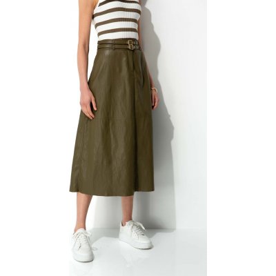 Catnoir dámská sukně khaki koženková – Sleviste.cz