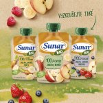 Sunar Bio kapsička Hruška malina 4m+ 100 g – Hledejceny.cz