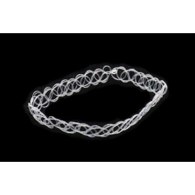 Plastový choker - 4 barvy Barva: bílá – Zboží Dáma