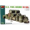 Model MiniArt U.S. Fuel Drums 55 Gal. 49001 1:48