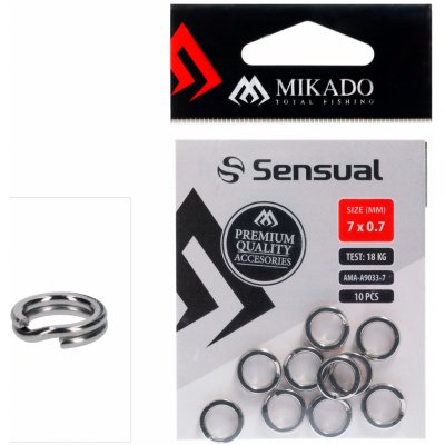 Mikado Kroužky Split Rings zesílené 18 kg 7 mm – Sleviste.cz