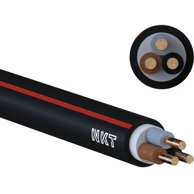 nkt cables Kabel CYKY-O 3x1,5 – Zboží Mobilmania