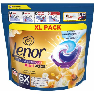 Lenor Allin1 Pods Color Gold Orchid kapsle 40 PD – Hledejceny.cz