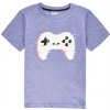 Dětské tričko Winkiki kids Wear chlapecké tričko American Gamer modrý melanž